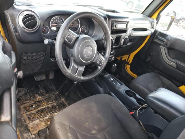 1C4AJWAG2FL537945 - 2015 JEEP WRANGLER SPORT ყვითელი ფოტო 8