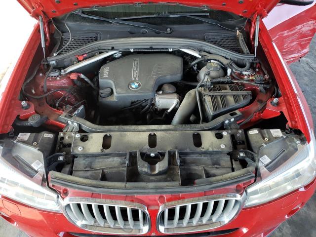 5UXWZ7C38H0V91722 - 2017 BMW X3 SDRIVE28I RED photo 11