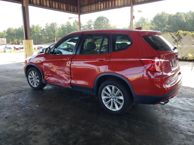 5UXWZ7C38H0V91722 - 2017 BMW X3 SDRIVE28I RED photo 2