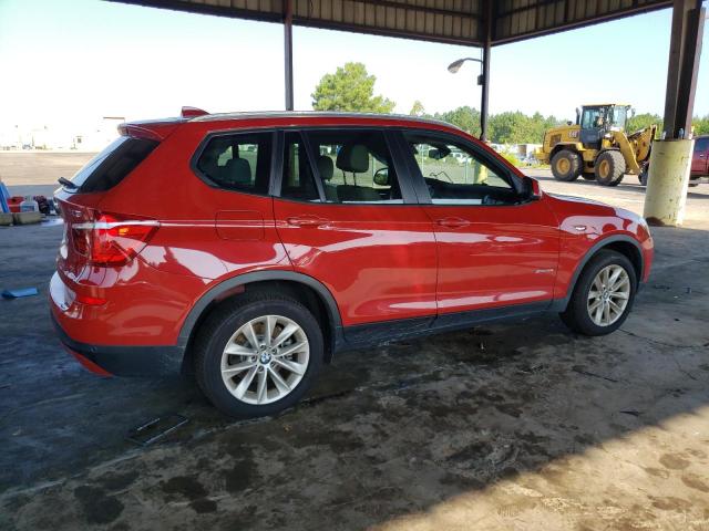 5UXWZ7C38H0V91722 - 2017 BMW X3 SDRIVE28I RED photo 3