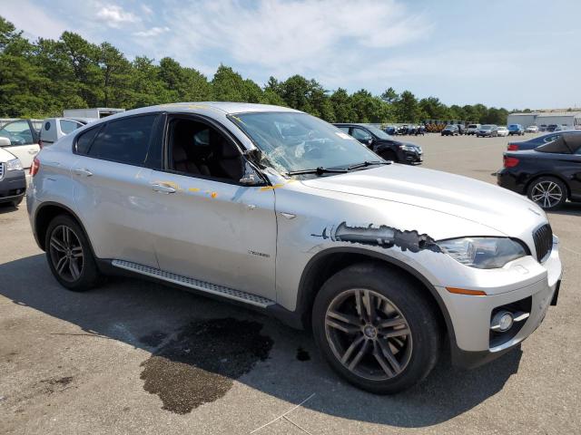 5UXFG8C55BLZ96407 - 2011 BMW X6 XDRIVE50I SILVER photo 4