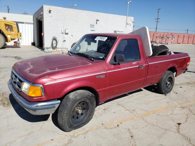 1FTCR10X4RPA98038 - 1994 FORD RANGER BURGUNDY photo 1