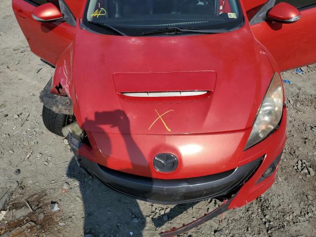 JM1BL1H33A1289245 - 2010 MAZDA SPEED 3 RED photo 11