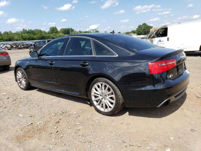WAUHGAFC3EN010406 - 2014 AUDI A6 PRESTIGE შავი ფოტო 2