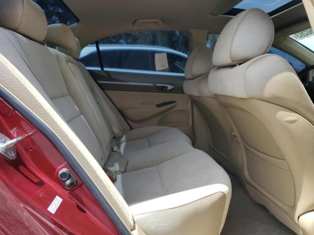 1HGFA16828L119450 - 2008 HONDA CIVIC EX BURGUNDY photo 10