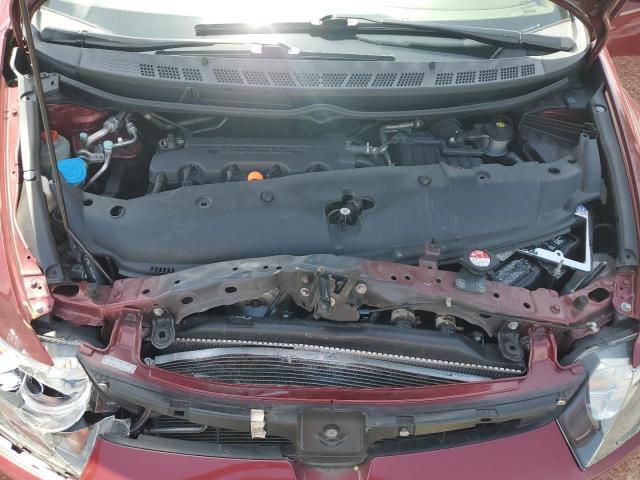 1HGFA16828L119450 - 2008 HONDA CIVIC EX BURGUNDY photo 11