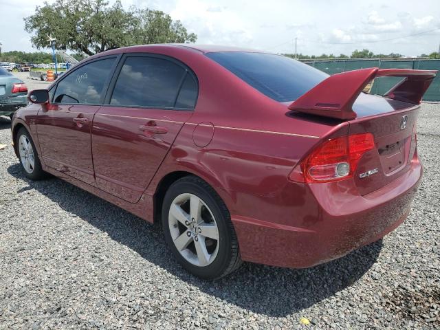 1HGFA16828L119450 - 2008 HONDA CIVIC EX BURGUNDY photo 2