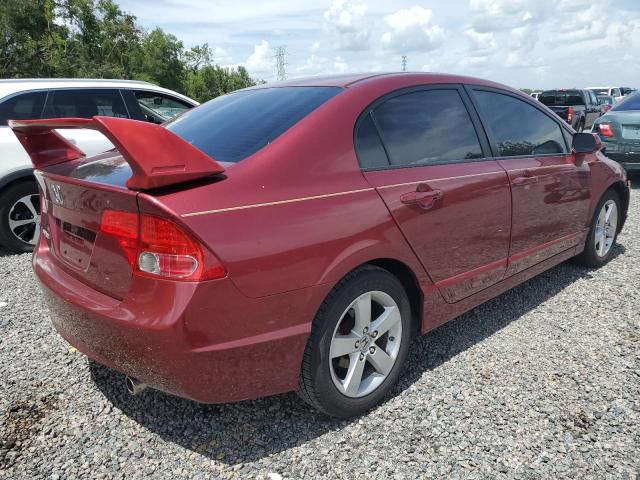 1HGFA16828L119450 - 2008 HONDA CIVIC EX BURGUNDY photo 3