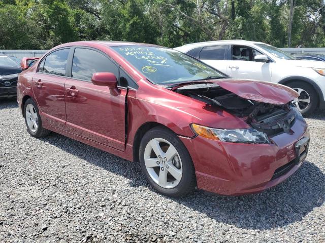 1HGFA16828L119450 - 2008 HONDA CIVIC EX BURGUNDY photo 4