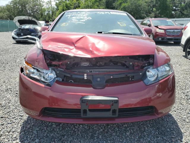 1HGFA16828L119450 - 2008 HONDA CIVIC EX BURGUNDY photo 5