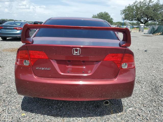 1HGFA16828L119450 - 2008 HONDA CIVIC EX BURGUNDY photo 6