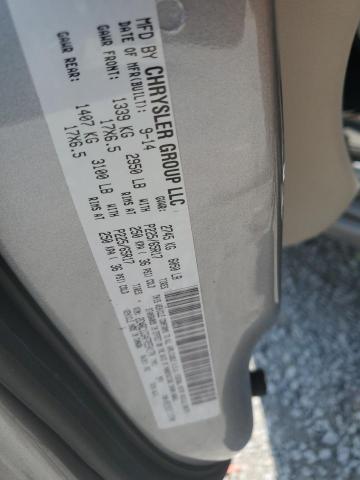 2C4RC1CG4FR554170 - 2015 CHRYSLER TOWN & COU TOURING L SILVER photo 13