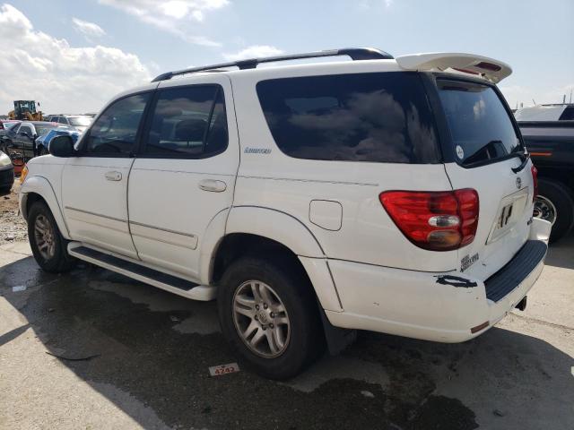 5TDZT38A53S168117 - 2003 TOYOTA SEQUOIA LIMITED WHITE photo 2