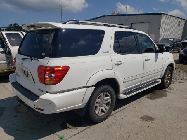 5TDZT38A53S168117 - 2003 TOYOTA SEQUOIA LIMITED WHITE photo 3