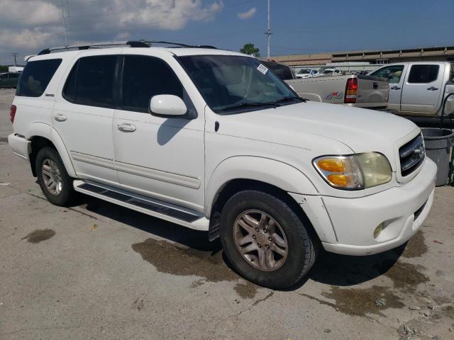 5TDZT38A53S168117 - 2003 TOYOTA SEQUOIA LIMITED WHITE photo 4