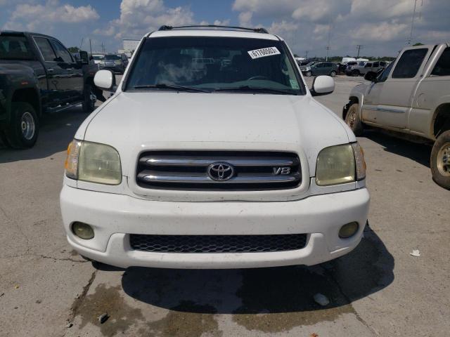 5TDZT38A53S168117 - 2003 TOYOTA SEQUOIA LIMITED WHITE photo 5