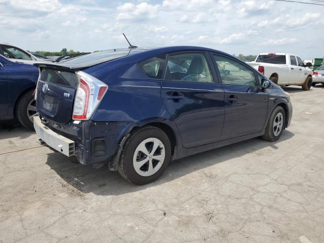 JTDKN3DU3C1608750 - 2012 TOYOTA PRIUS BLUE photo 3