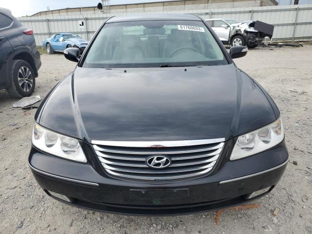 KMHFC46F49A358399 - 2009 HYUNDAI AZERA SE BLACK photo 5