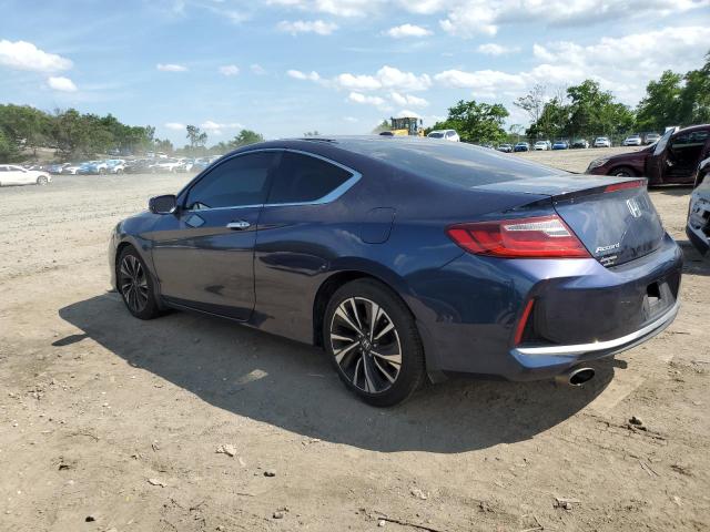 1HGCT2B88GA001731 - 2016 HONDA ACCORD EXL BLUE photo 2