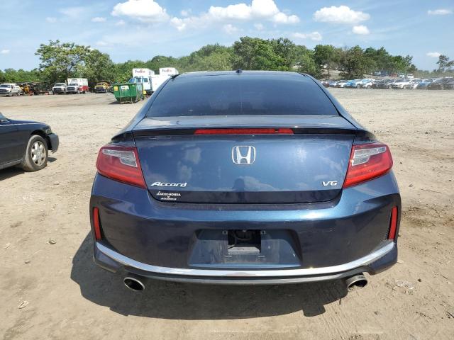 1HGCT2B88GA001731 - 2016 HONDA ACCORD EXL BLUE photo 6