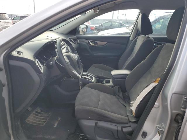KNMAT2MV4GP624348 - 2016 NISSAN ROGUE S SILVER photo 7