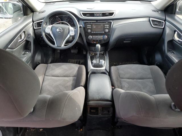 KNMAT2MV4GP624348 - 2016 NISSAN ROGUE S SILVER photo 8