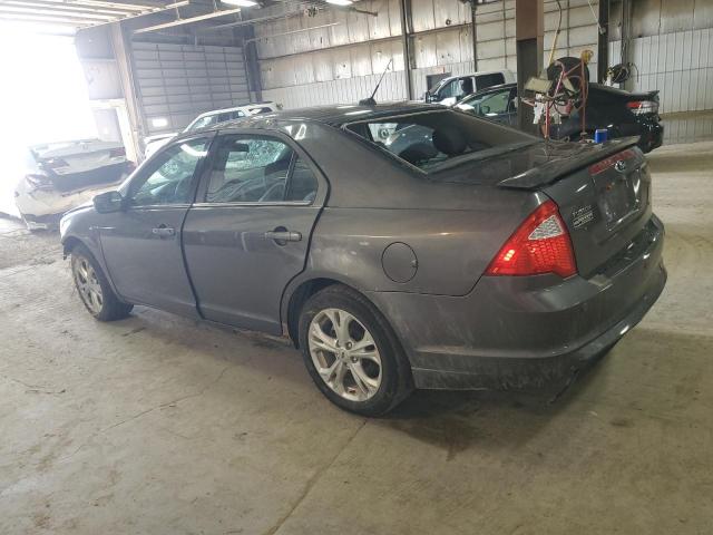 3FAHP0HA3CR255537 - 2012 FORD FUSION SE GRAY photo 2