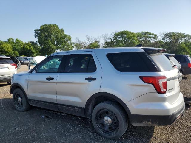 1FM5K8AR3HGC78336 - 2017 FORD EXPLORER POLICE INTERCEPTOR SILVER photo 2