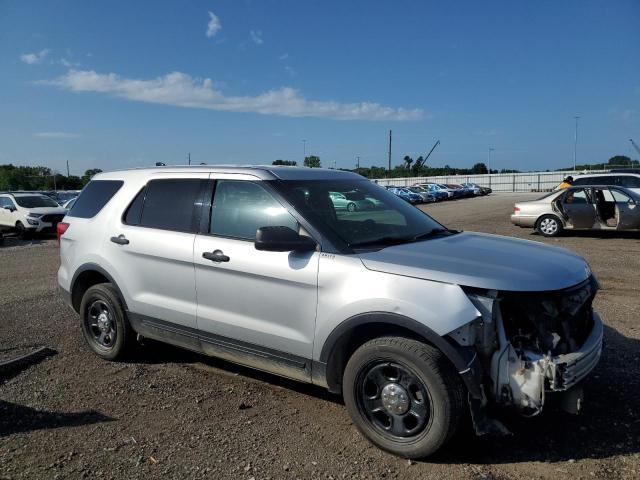 1FM5K8AR3HGC78336 - 2017 FORD EXPLORER POLICE INTERCEPTOR SILVER photo 4