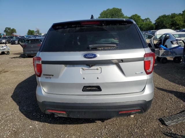 1FM5K8AR3HGC78336 - 2017 FORD EXPLORER POLICE INTERCEPTOR SILVER photo 6
