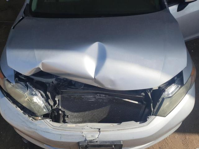 2HGFB2F53CH609359 - 2012 HONDA CIVIC LX SILVER photo 11