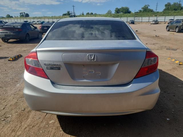 2HGFB2F53CH609359 - 2012 HONDA CIVIC LX SILVER photo 6