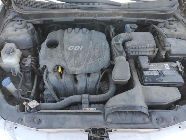 5NPEB4AC6DH729838 - 2013 HYUNDAI SONATA GLS SILVER photo 11