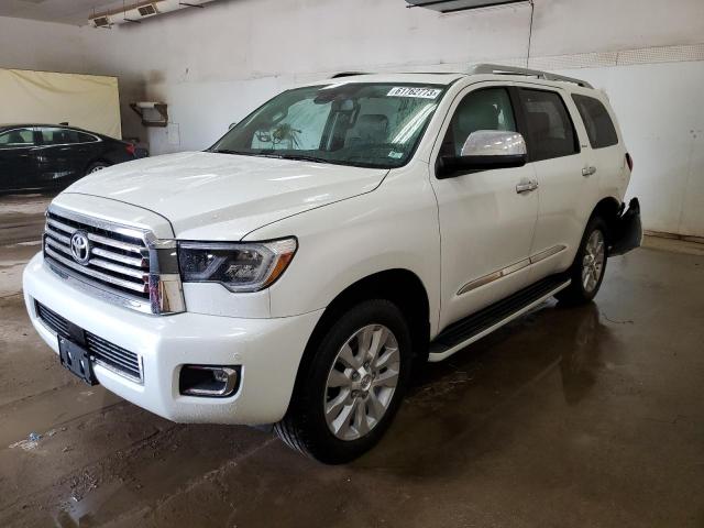 5TDDW5G14JS155807 - 2018 TOYOTA SEQUOIA PLATINUM WHITE photo 1