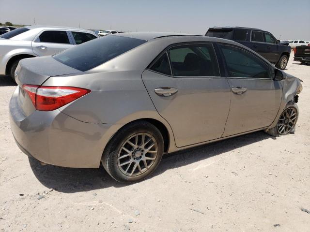 5YFBURHEXEP111010 - 2014 TOYOTA COROLLA L GRAY photo 3