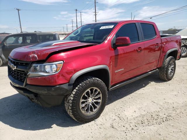 1GCGTEEN4K1267937 - 2019 CHEVROLET COLORADO ZR2 RED photo 1