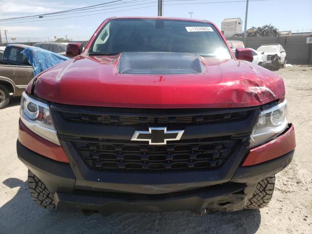 1GCGTEEN4K1267937 - 2019 CHEVROLET COLORADO ZR2 RED photo 5