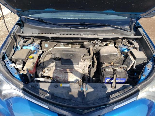 2T3BFREV5GW515517 - 2016 TOYOTA RAV4 LE BLUE photo 11