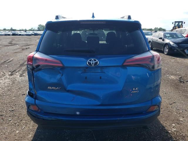 2T3BFREV5GW515517 - 2016 TOYOTA RAV4 LE BLUE photo 6