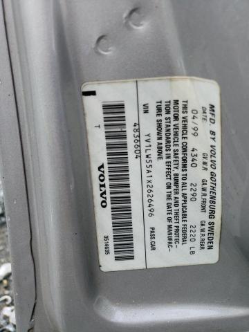 YV1LW55A1X2626496 - 1999 VOLVO V70 SILVER photo 12