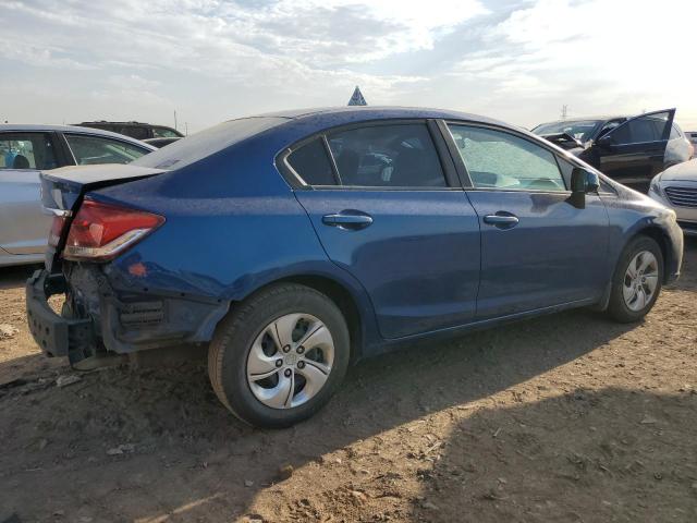 19XFB2F52DE259668 - 2013 HONDA CIVIC LX BLUE photo 3