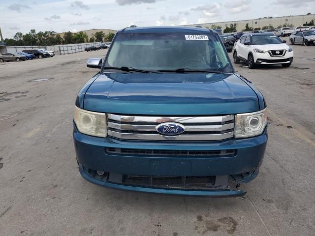 2FMHK6DT7BBD35693 - 2011 FORD FLEX LIMITED TEAL photo 5