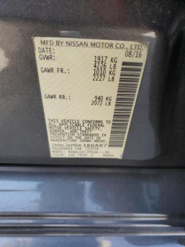 1N4AL3AP8GN386887 - 2016 NISSAN ALTIMA 2.5 GRAY photo 13