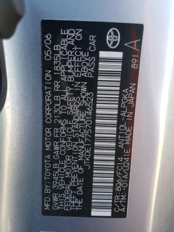 JTKDE177570146523 - 2007 TOYOTA SCION TC 青绿色 照片 13