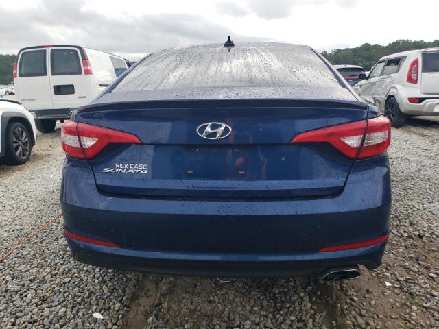 5NPE24AF4HH492332 - 2017 HYUNDAI SONATA SE BLUE photo 6