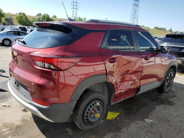 KL79MRSL5NB131084 - 2022 CHEVROLET TRAILBLAZE LT RED photo 3