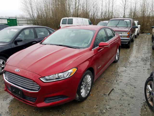 3FA6P0LU1ER204047 - 2014 FORD FUSION SE HYBRID  photo 2