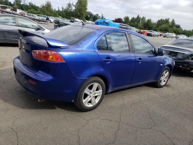 JA3AU26U48U015974 - 2008 MITSUBISHI LANCER ES BLUE photo 3