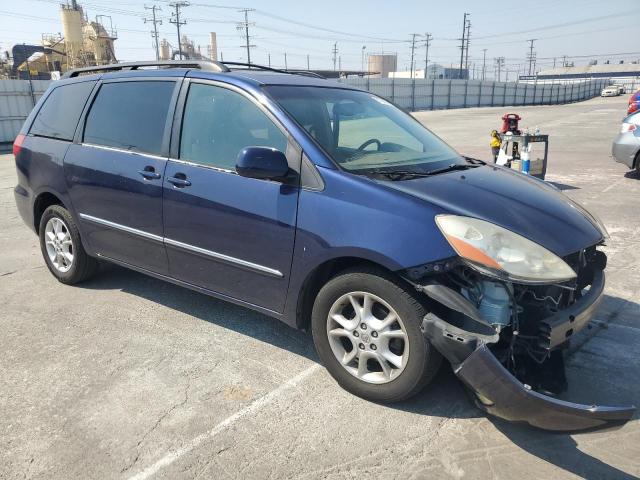 5TDZA22C06S487312 - 2006 TOYOTA SIENNA XLE BLUE photo 4