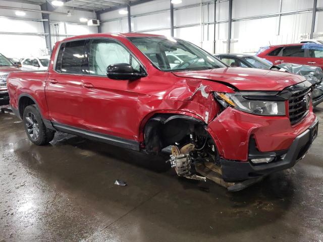 5FPYK3F13MB011829 - 2021 HONDA RIDGELINE SPORT RED photo 4